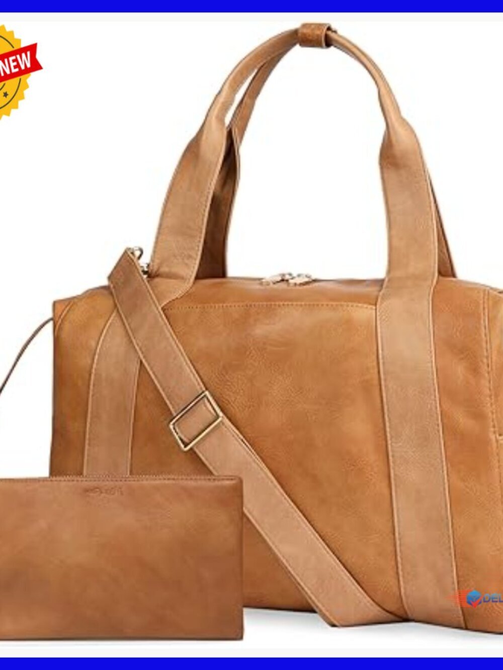 Large Travel Diaper Tote Bag with 14 Pockets, Insulated Bottle Compartments